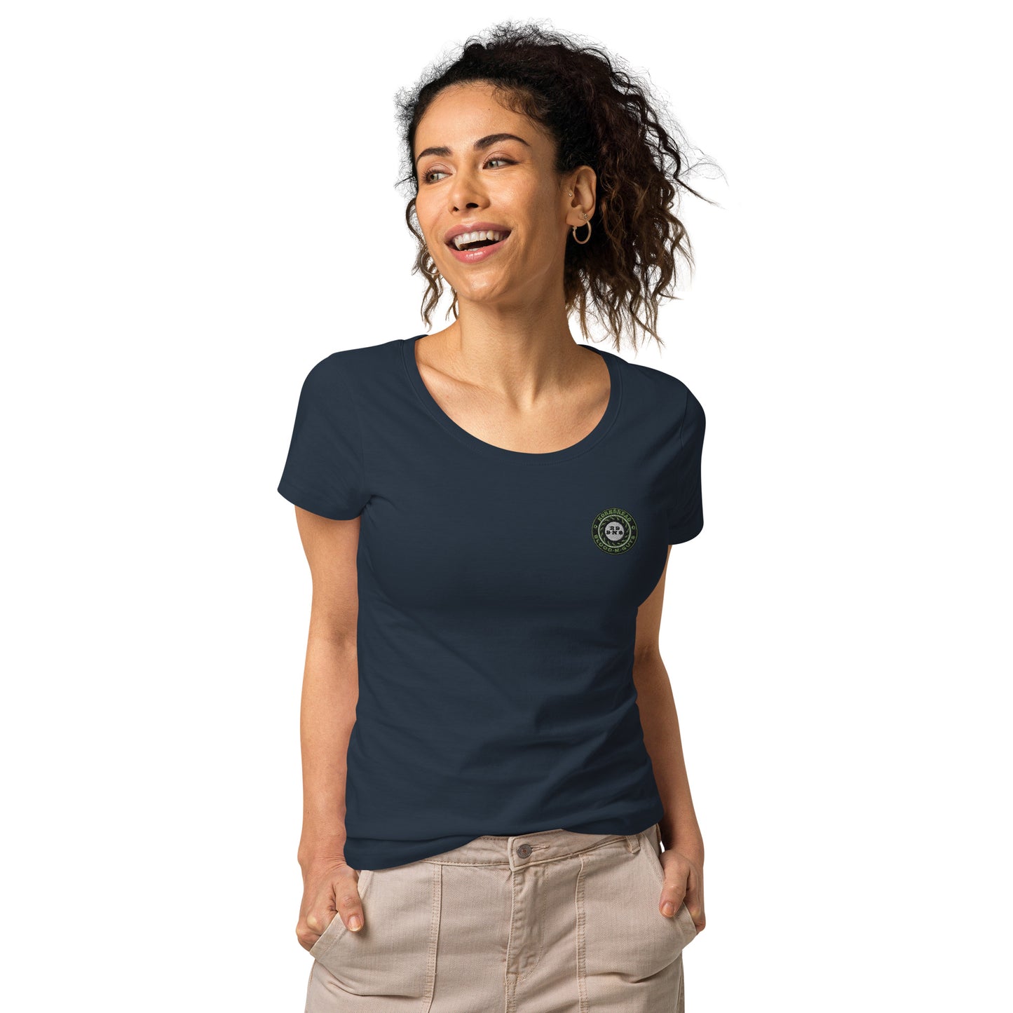 KBBNG Embroidered Badge Women’s Organic T-Shirt