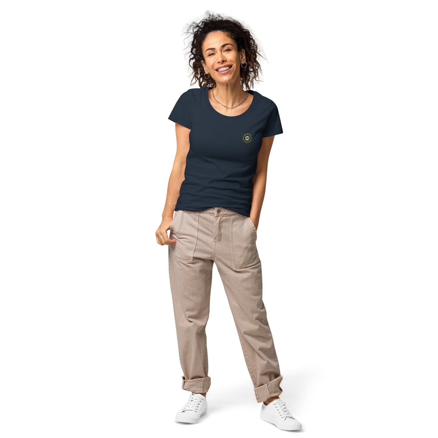 KBBNG Embroidered Badge Women’s Organic T-Shirt