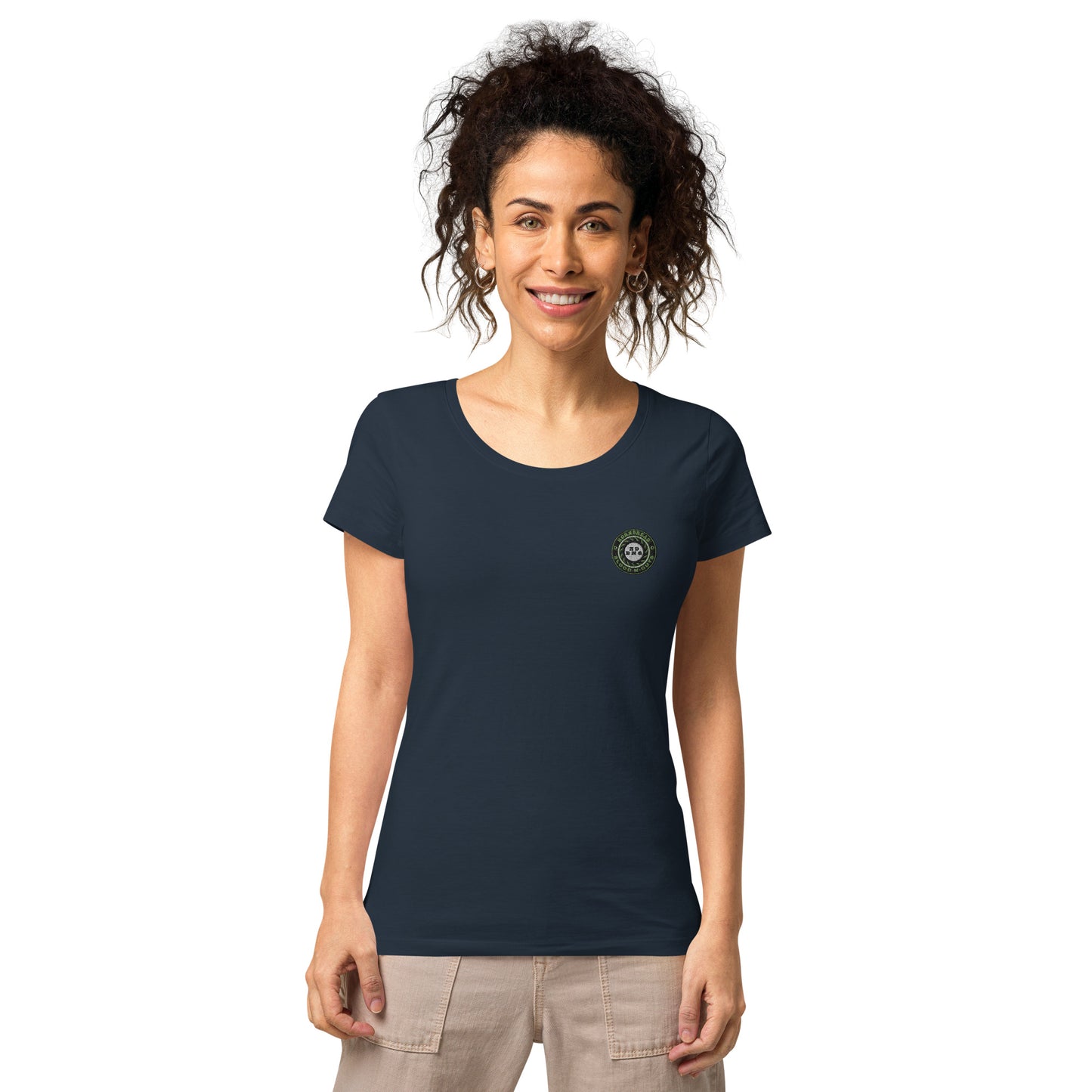 KBBNG Embroidered Badge Women’s Organic T-Shirt