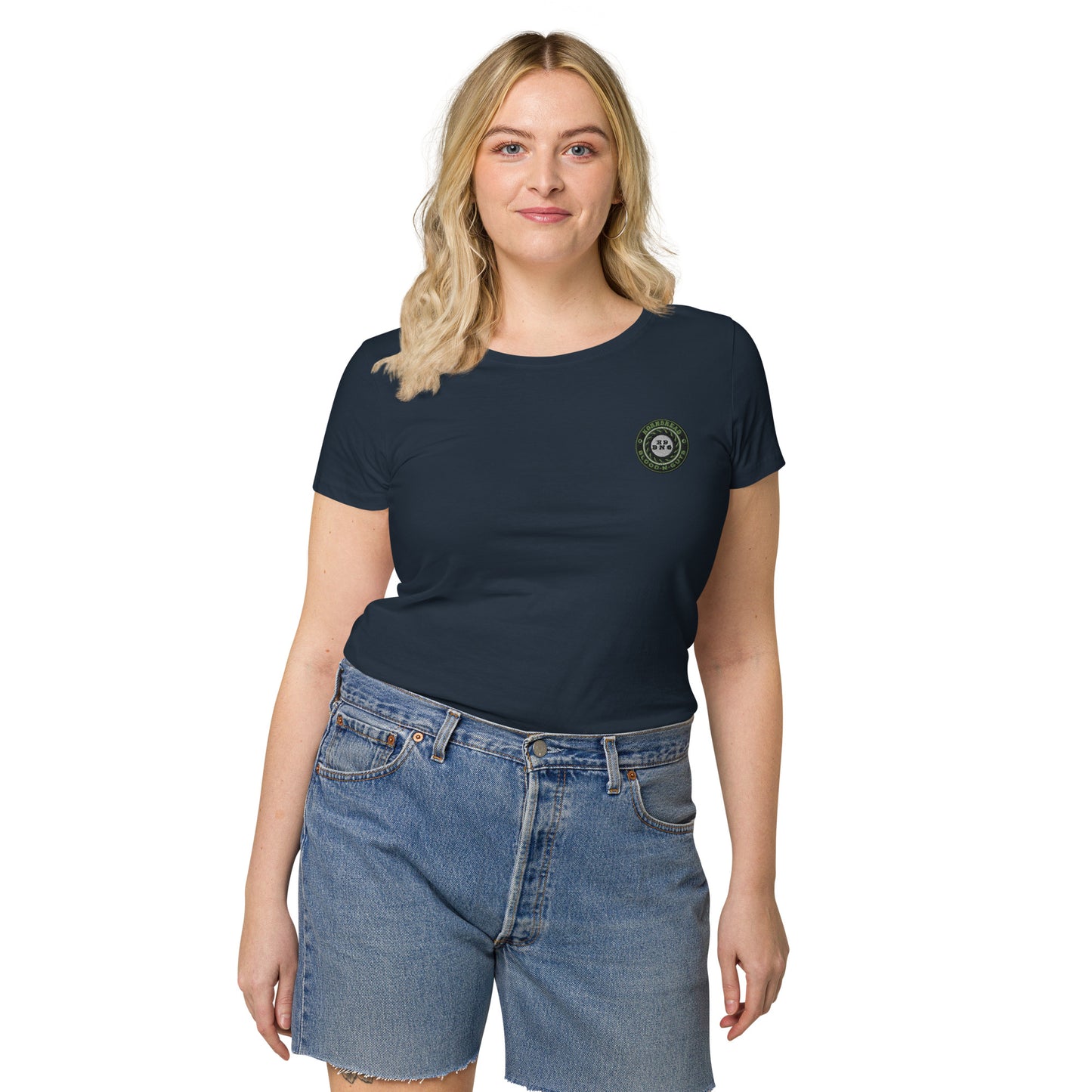 KBBNG Embroidered Badge+ Women’s Organic T-Shirt