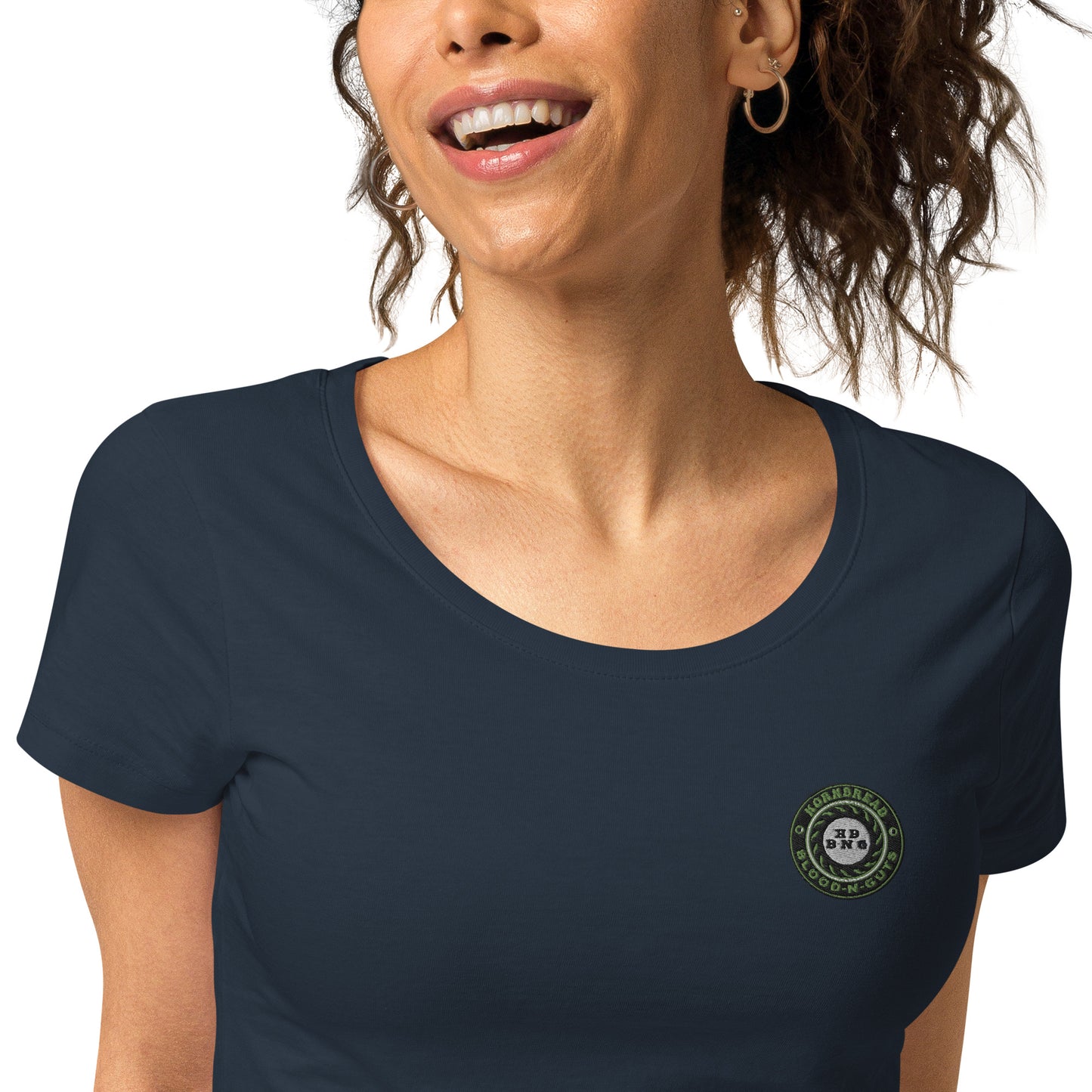 KBBNG Embroidered Badge Women’s Organic T-Shirt