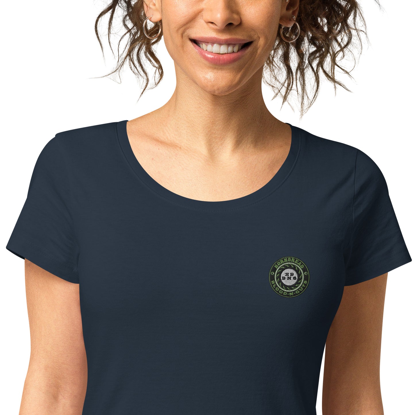 KBBNG Embroidered Badge Women’s Organic T-Shirt