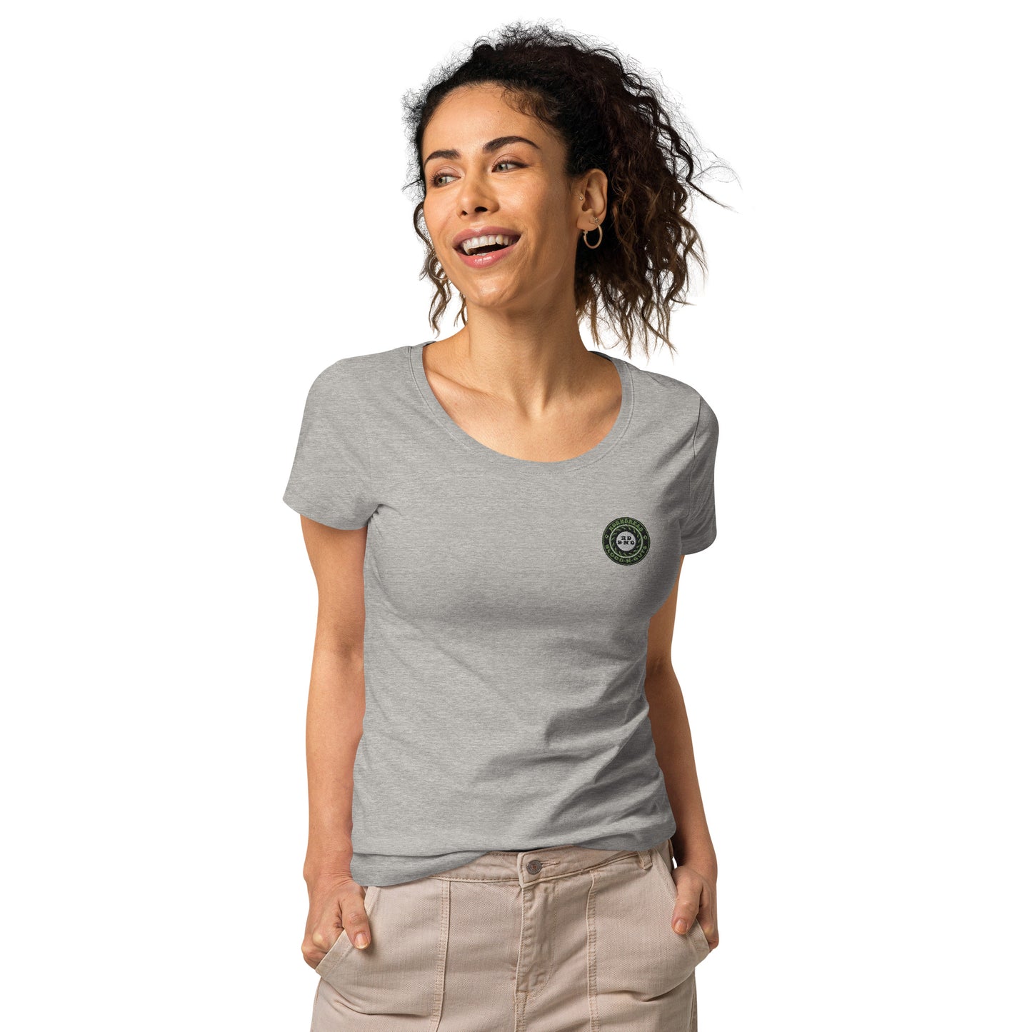 KBBNG Embroidered Badge Women’s Organic T-Shirt