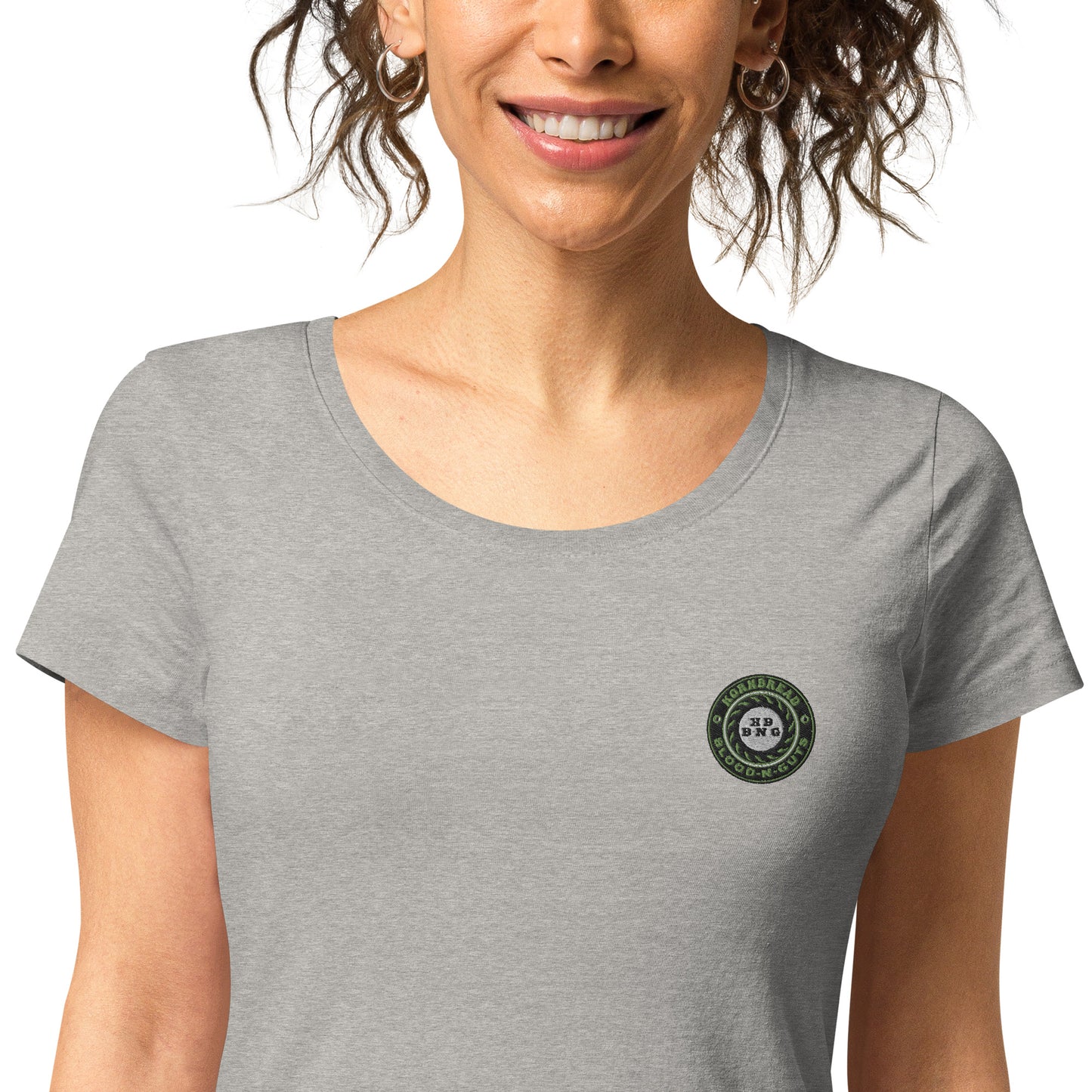 KBBNG Embroidered Badge Women’s Organic T-Shirt
