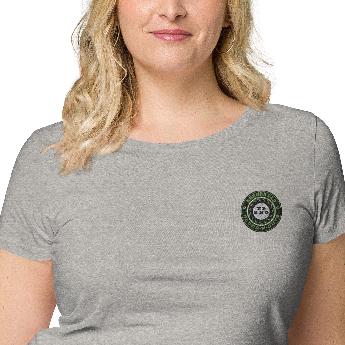 KBBNG Embroidered Badge+ Women’s Organic T-Shirt