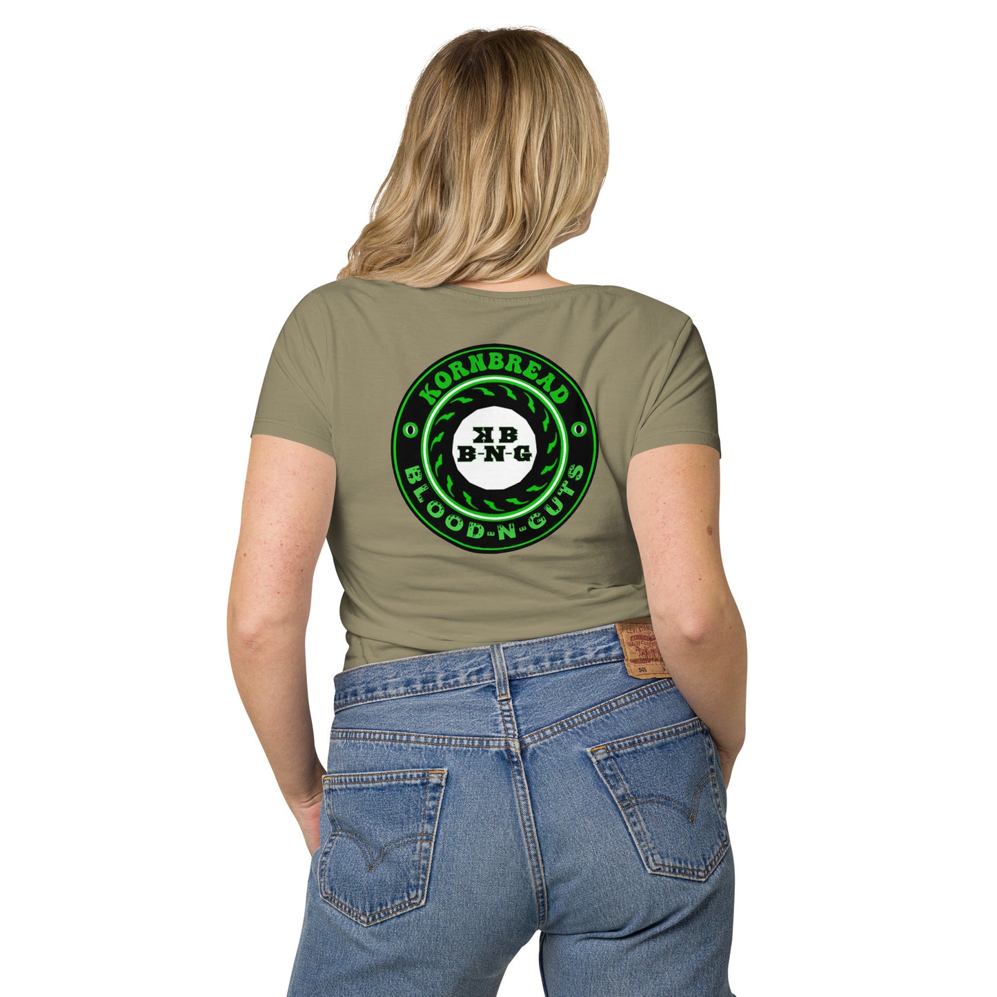 KBBNG Embroidered Badge+ Women’s Organic T-Shirt