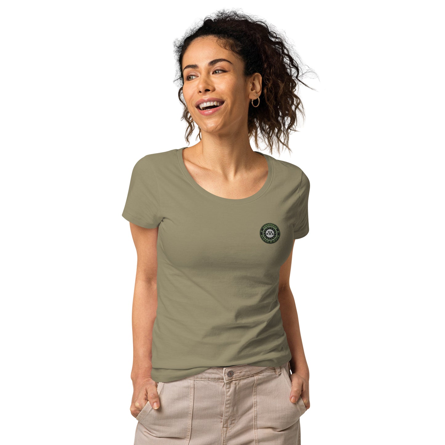 KBBNG Embroidered Badge Women’s Organic T-Shirt