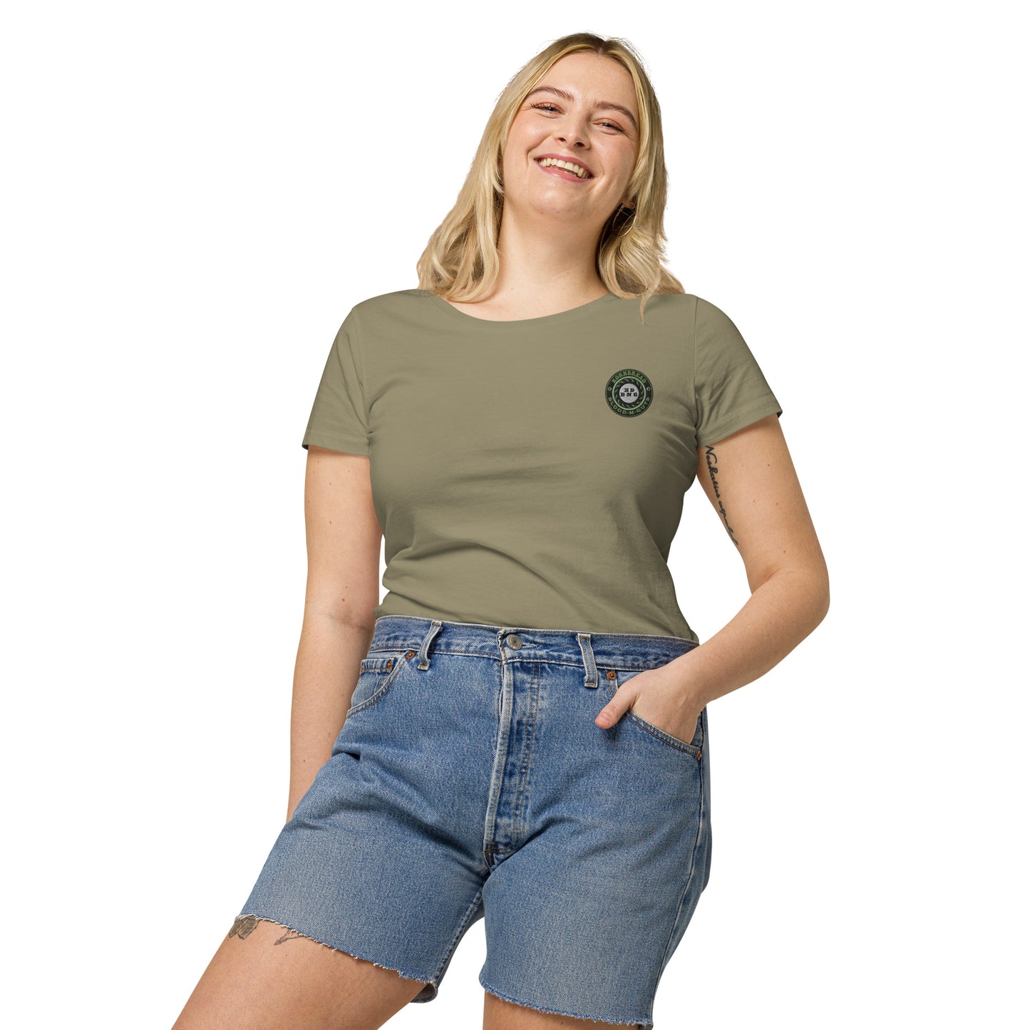 KBBNG Embroidered Badge+ Women’s Organic T-Shirt