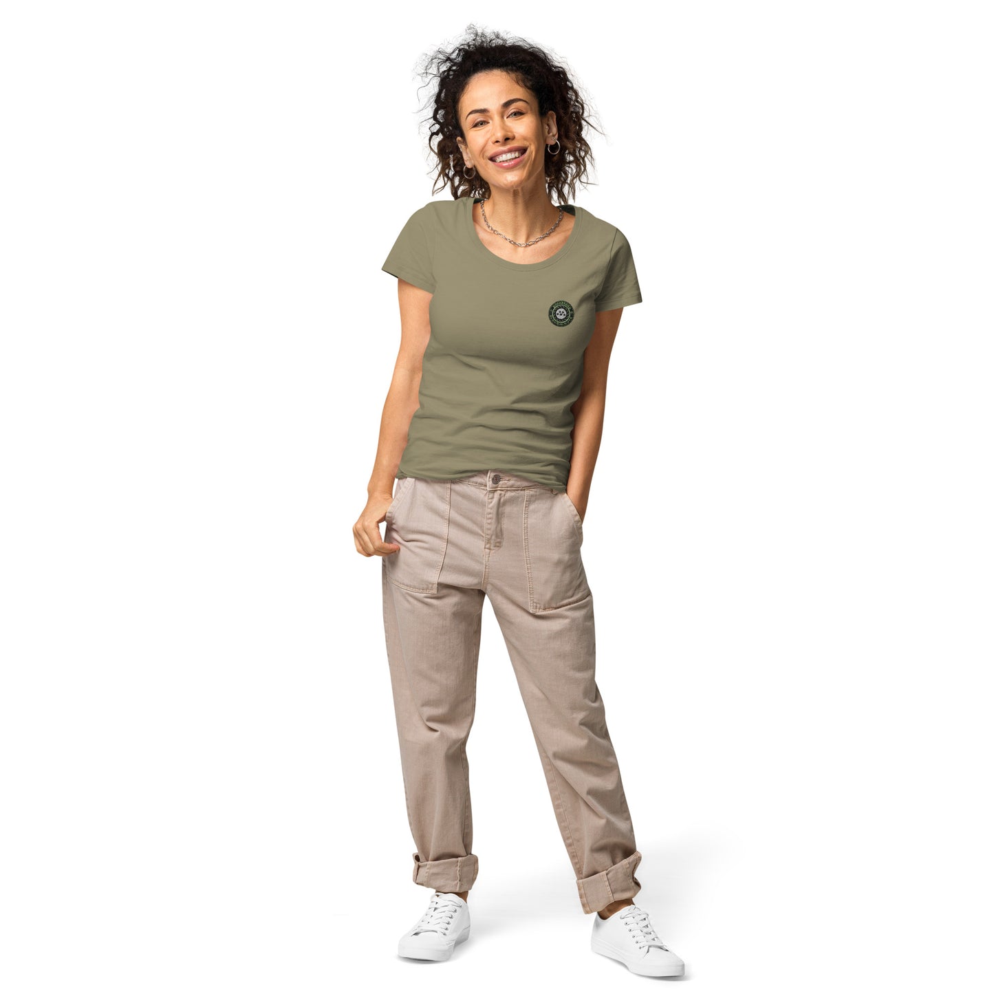 KBBNG Embroidered Badge Women’s Organic T-Shirt