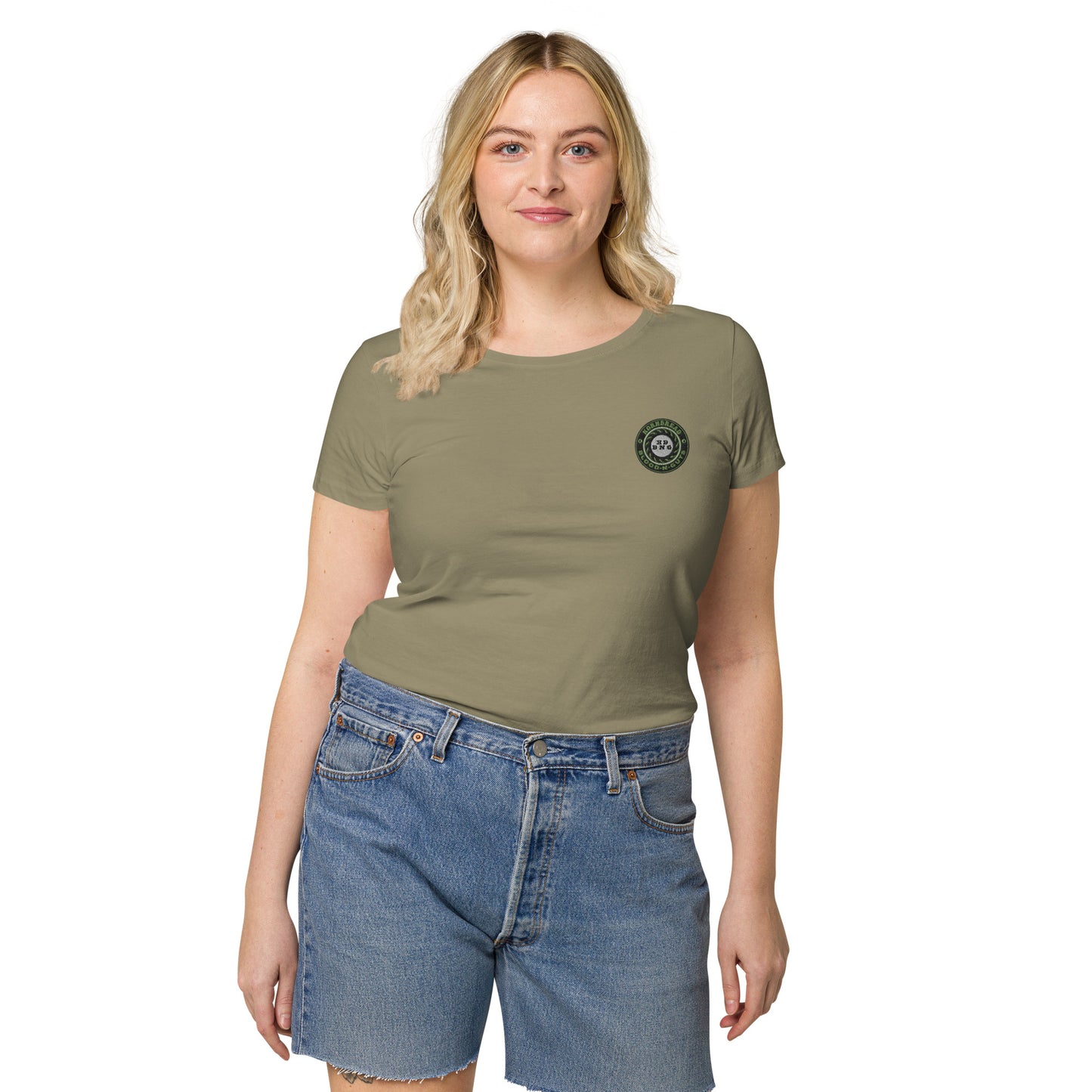 KBBNG Embroidered Badge+ Women’s Organic T-Shirt