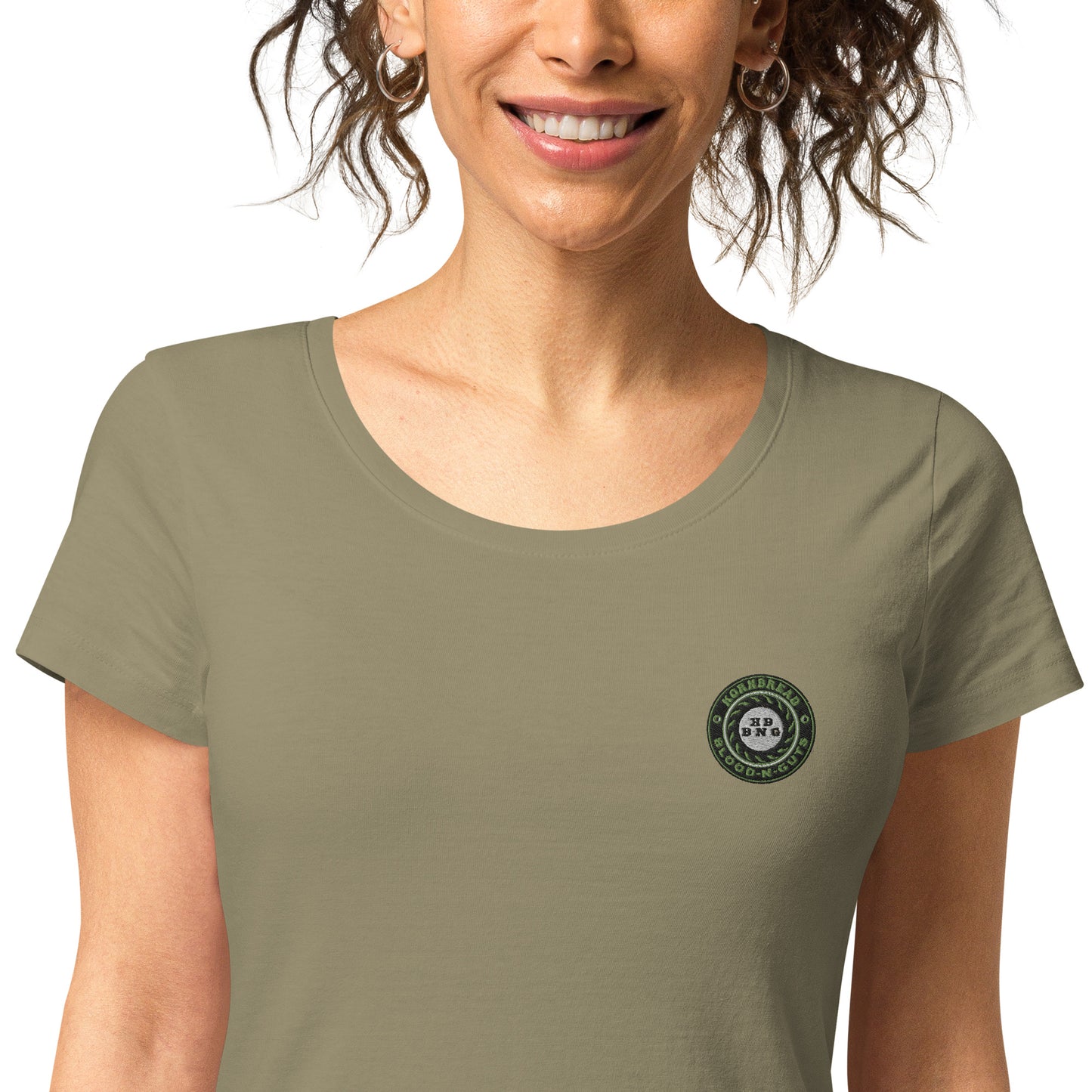 KBBNG Embroidered Badge Women’s Organic T-Shirt