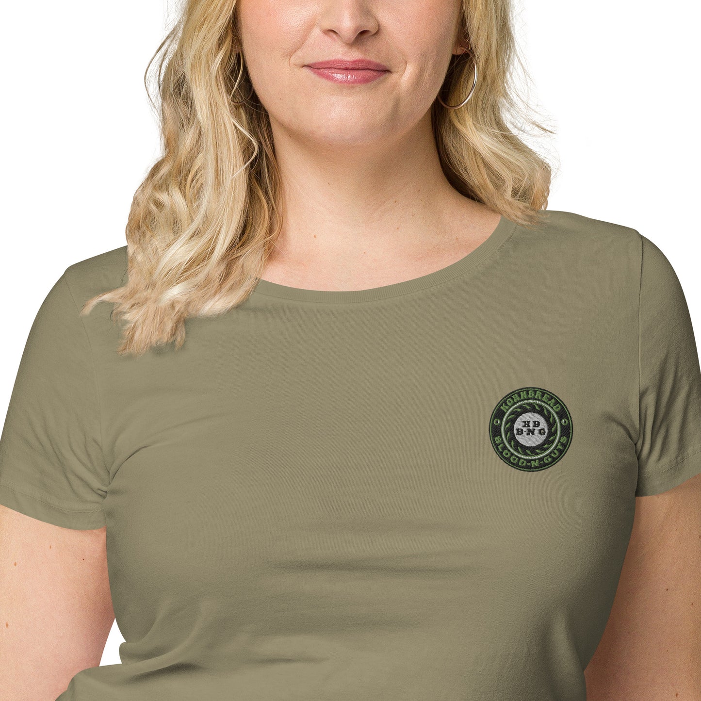 KBBNG Embroidered Badge+ Women’s Organic T-Shirt