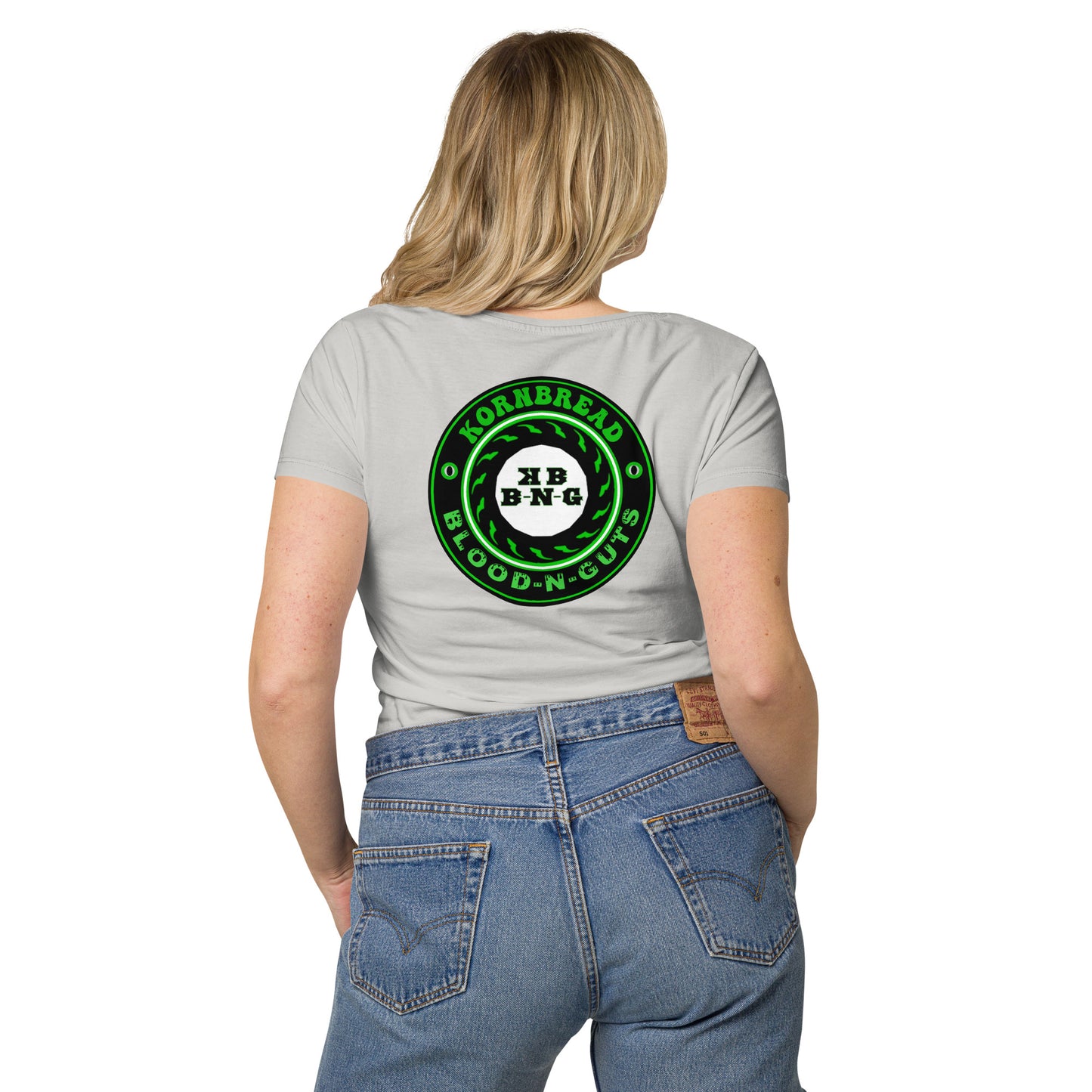 KBBNG Embroidered Badge+ Women’s Organic T-Shirt