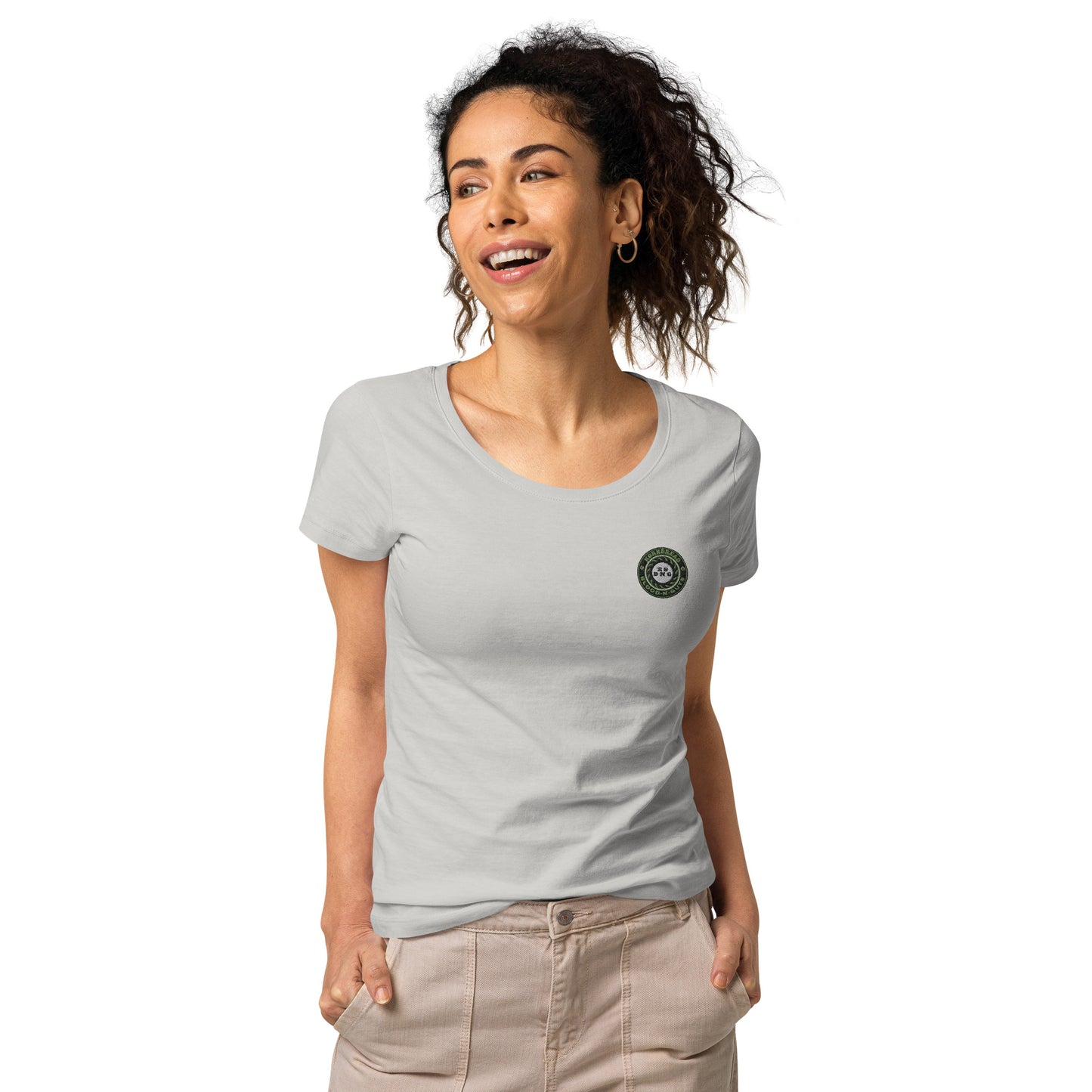 KBBNG Embroidered Badge Women’s Organic T-Shirt