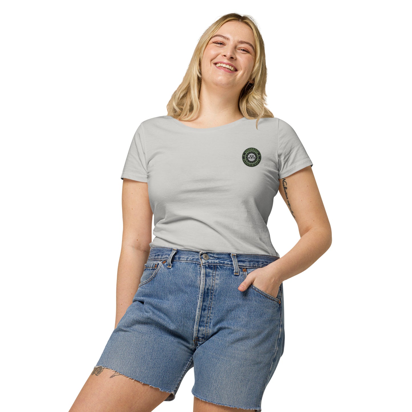 KBBNG Embroidered Badge+ Women’s Organic T-Shirt