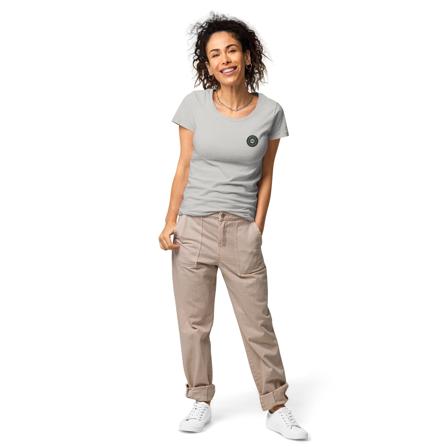 KBBNG Embroidered Badge Women’s Organic T-Shirt