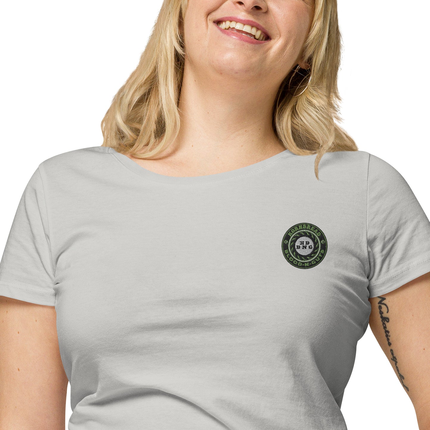 KBBNG Embroidered Badge+ Women’s Organic T-Shirt