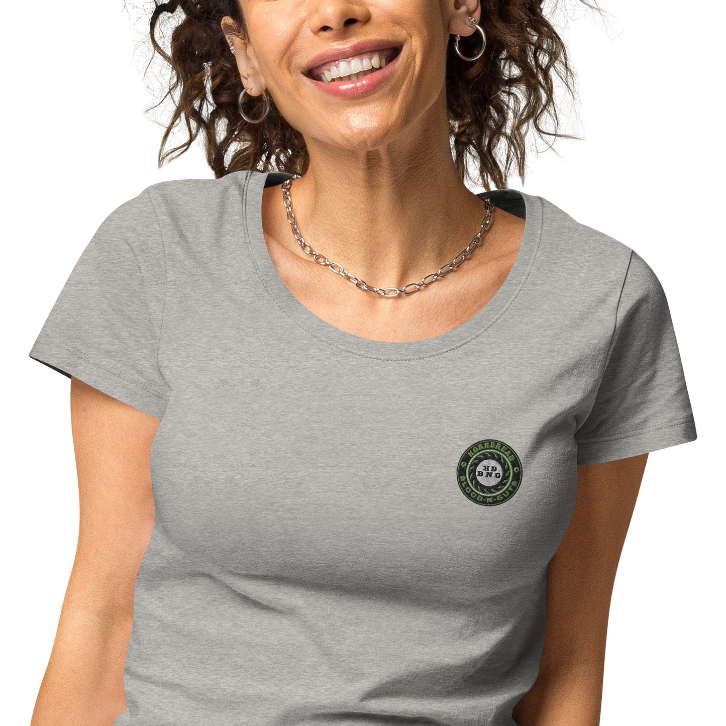 KBBNG Embroidered Badge Women’s Organic T-Shirt