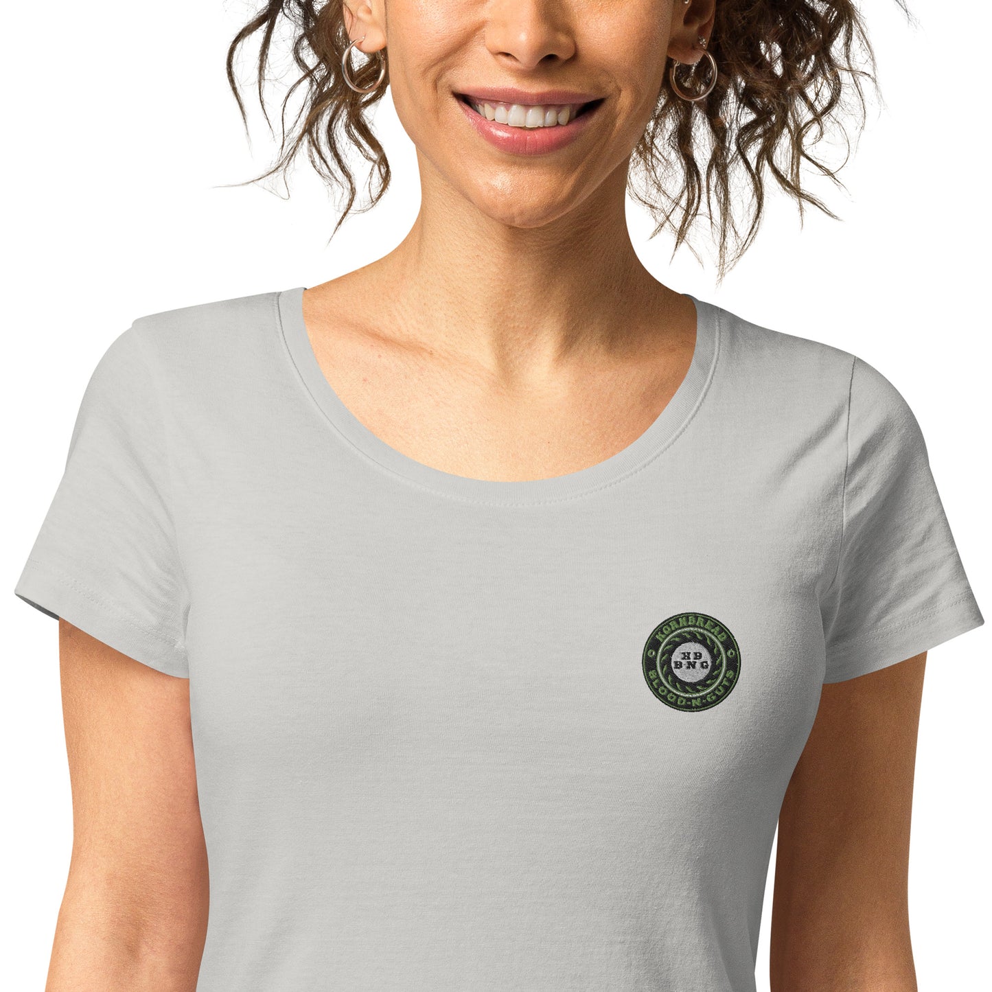 KBBNG Embroidered Badge Women’s Organic T-Shirt