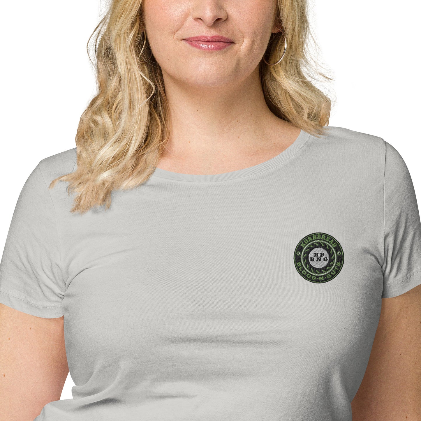KBBNG Embroidered Badge+ Women’s Organic T-Shirt