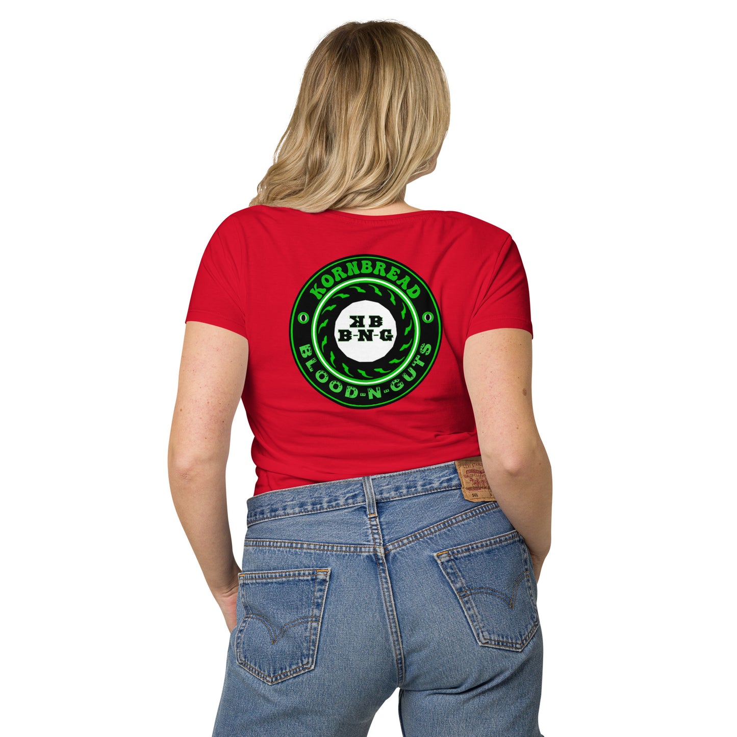 KBBNG Embroidered Badge+ Women’s Organic T-Shirt