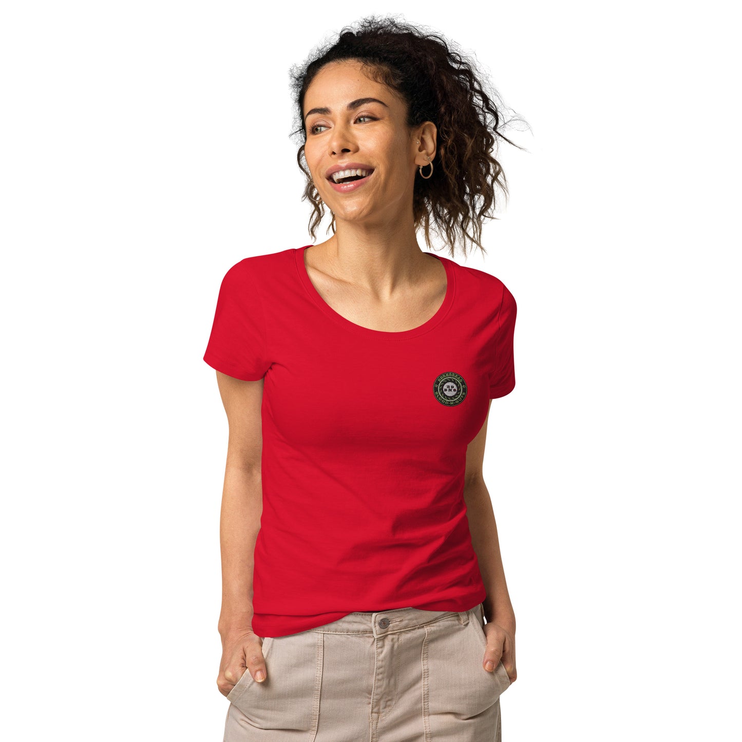 KBBNG Embroidered Badge Women’s Organic T-Shirt
