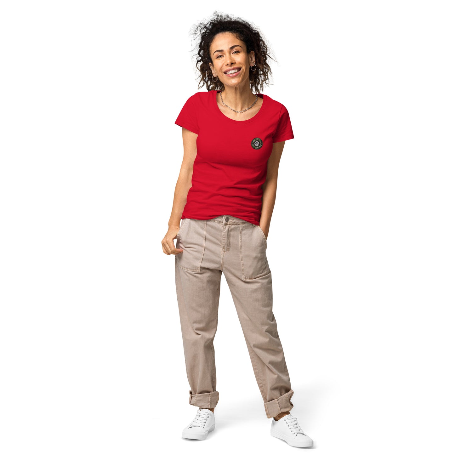 KBBNG Embroidered Badge Women’s Organic T-Shirt