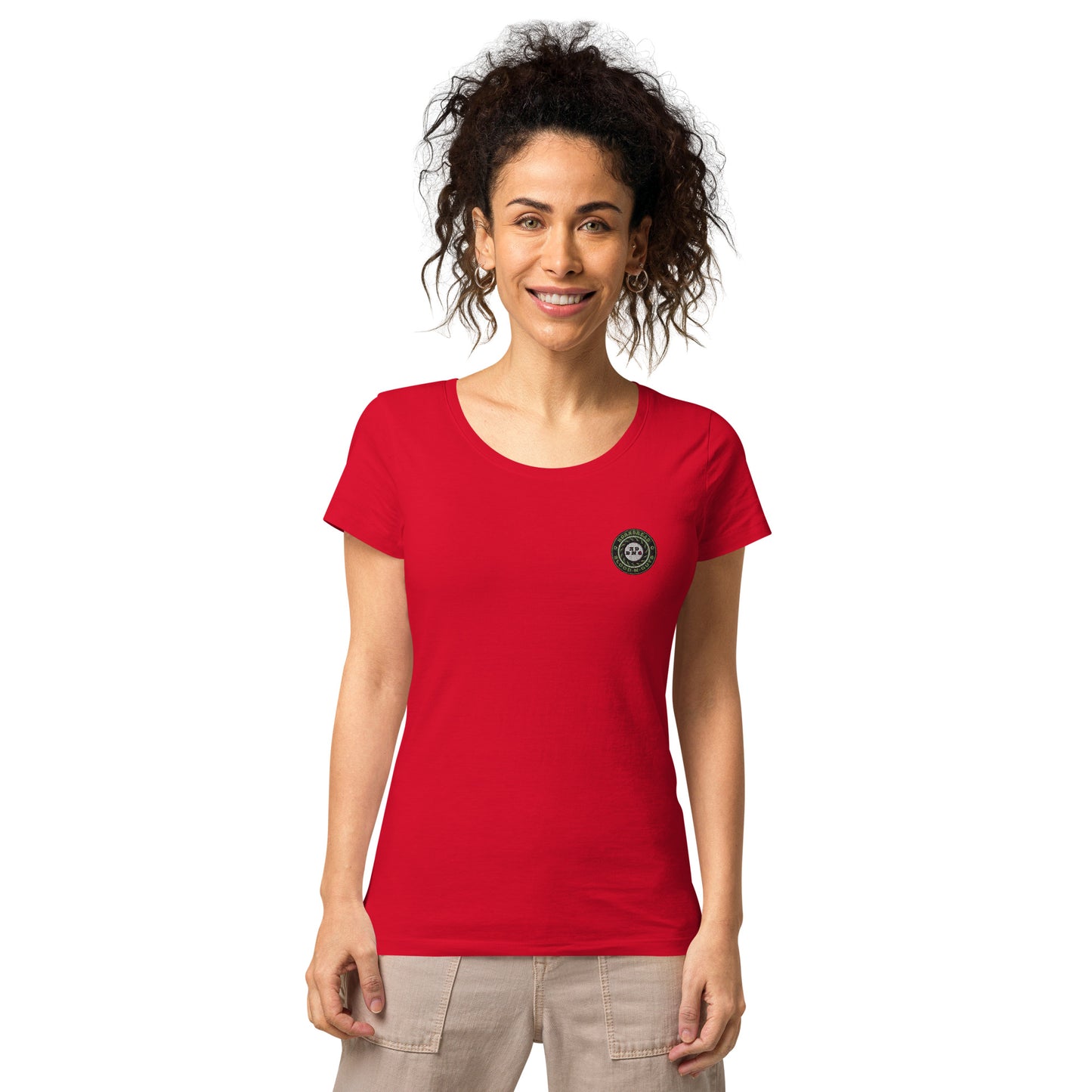 KBBNG Embroidered Badge Women’s Organic T-Shirt