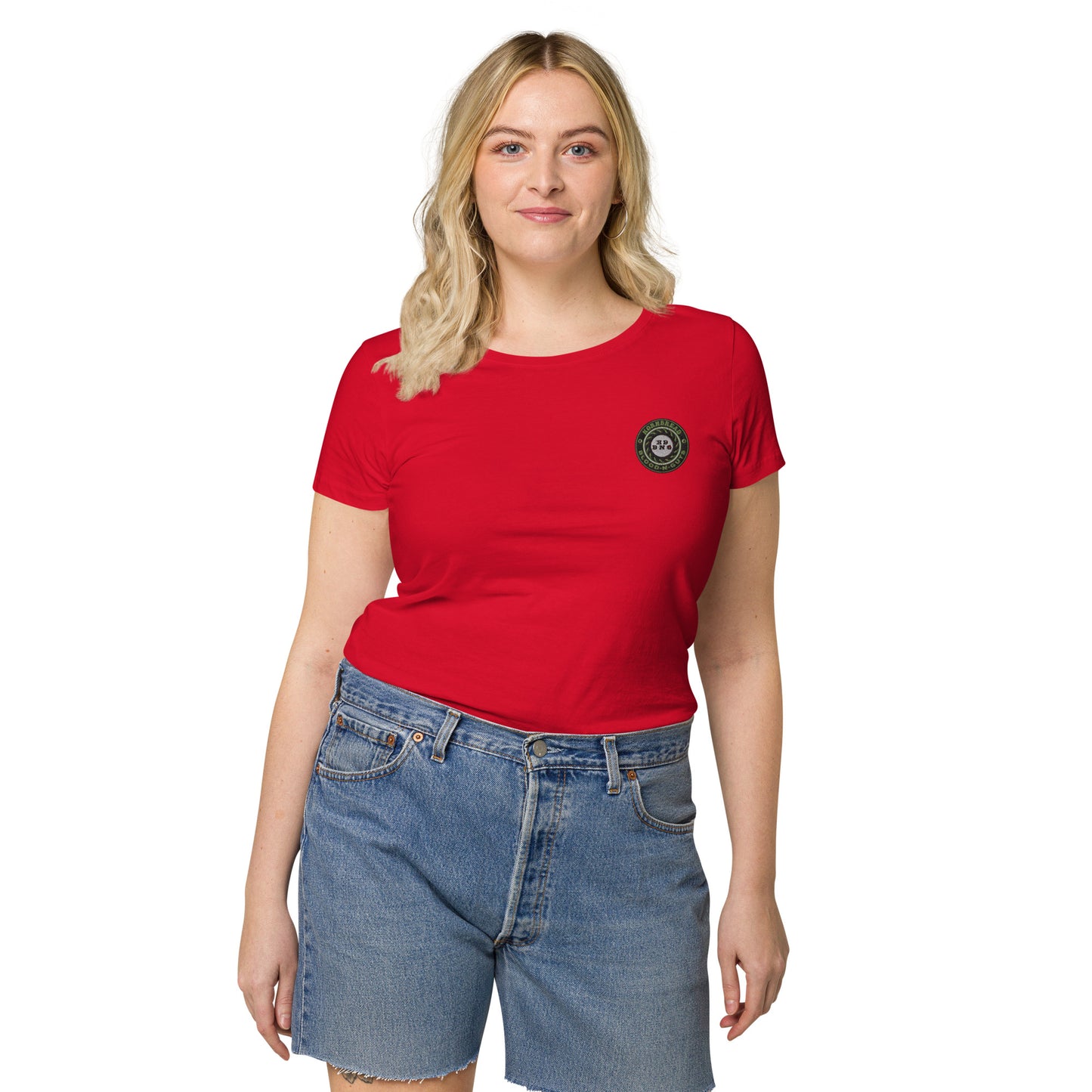 KBBNG Embroidered Badge+ Women’s Organic T-Shirt