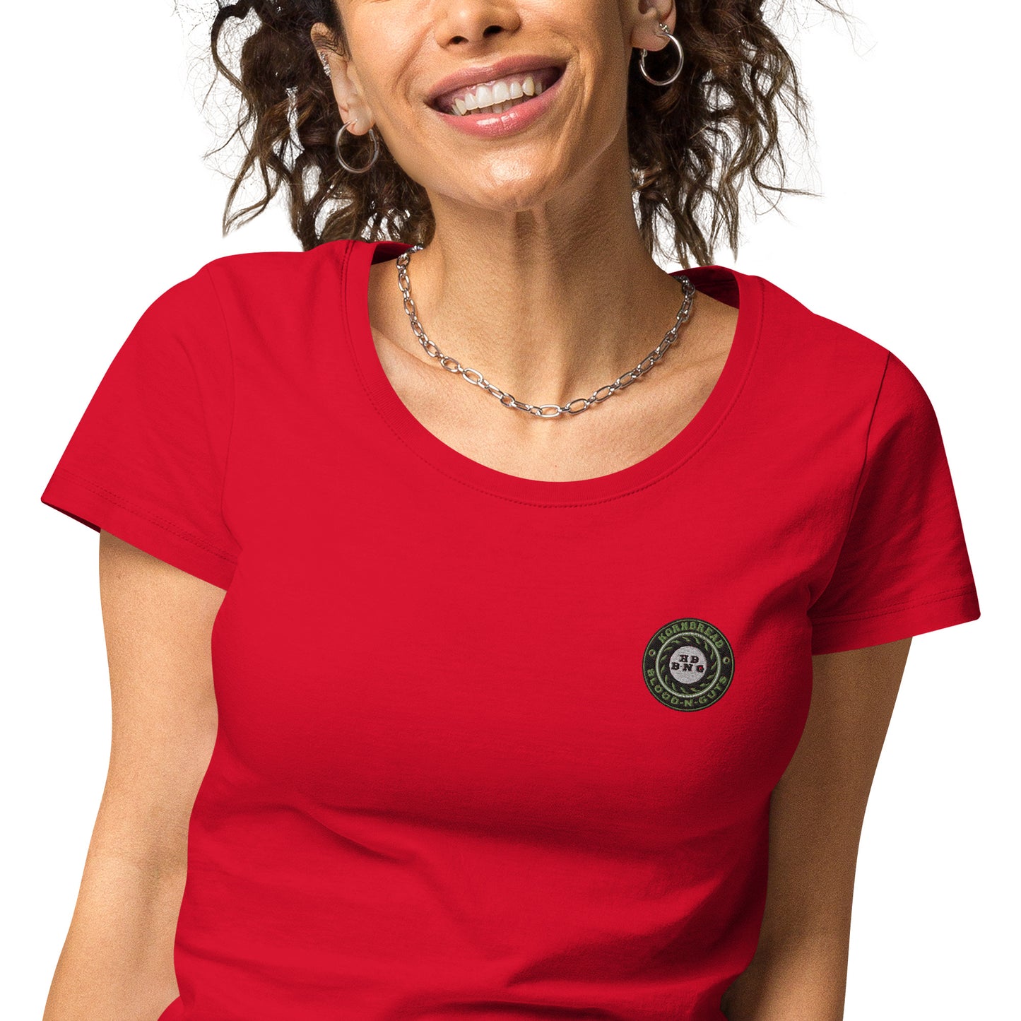 KBBNG Embroidered Badge Women’s Organic T-Shirt