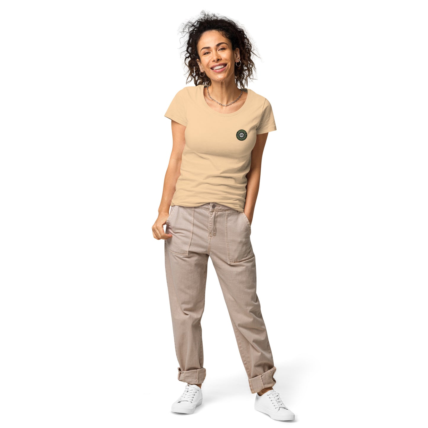 KBBNG Embroidered Badge Women’s Organic T-Shirt