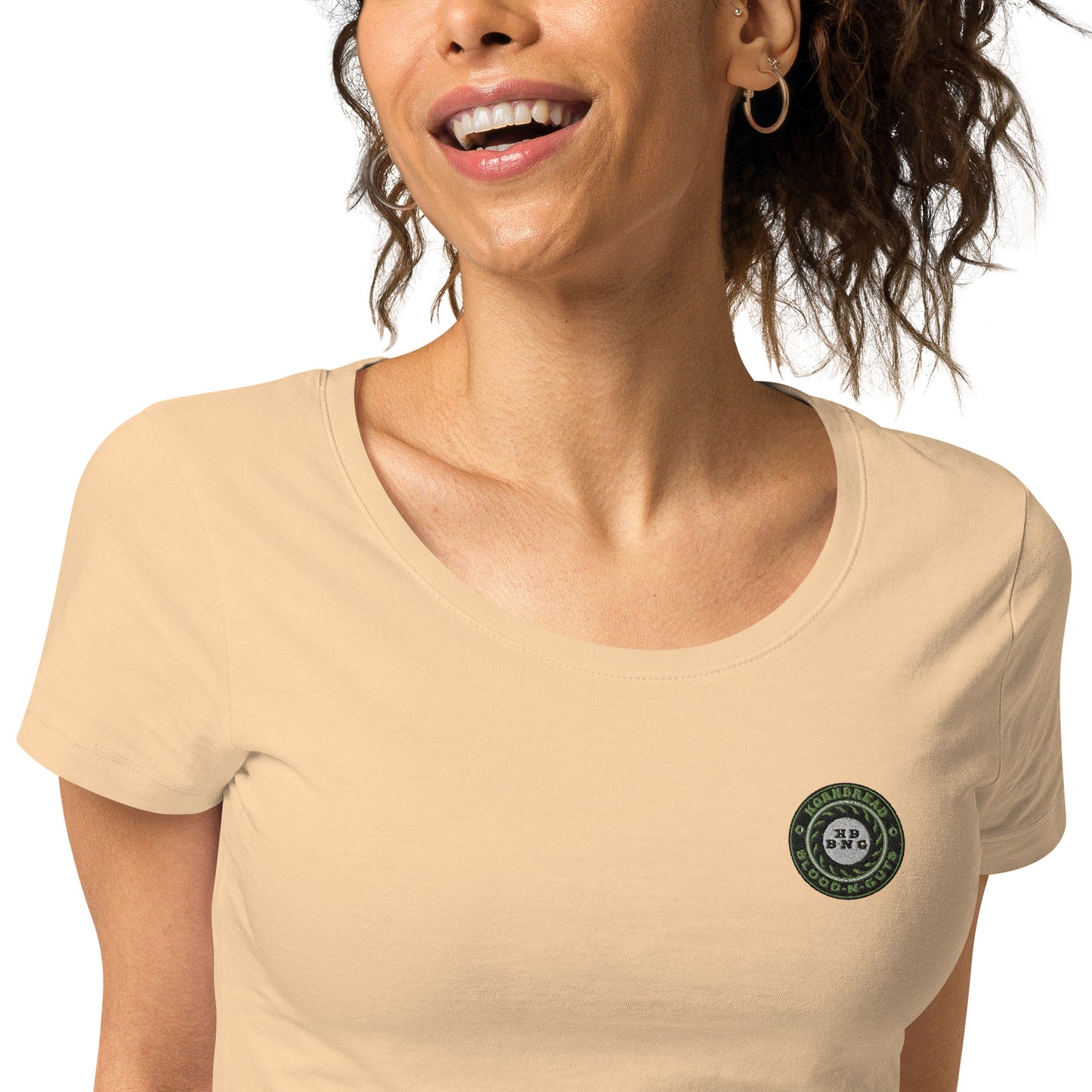 KBBNG Embroidered Badge Women’s Organic T-Shirt