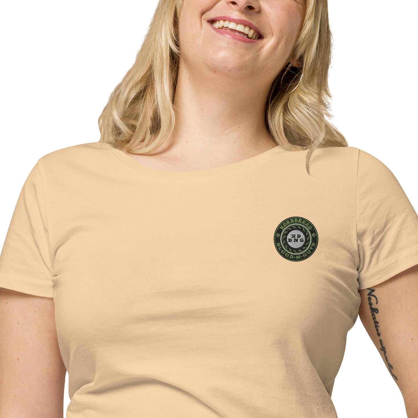 KBBNG Embroidered Badge+ Women’s Organic T-Shirt