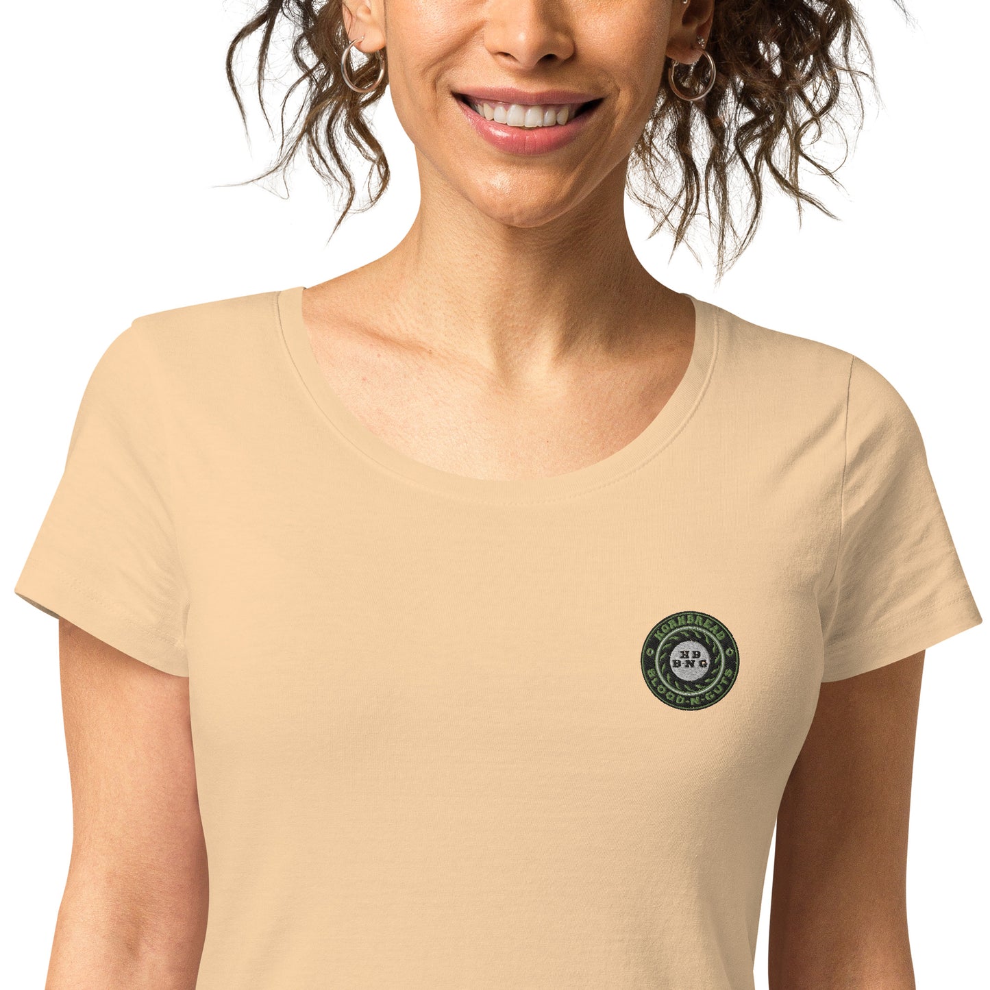 KBBNG Embroidered Badge Women’s Organic T-Shirt