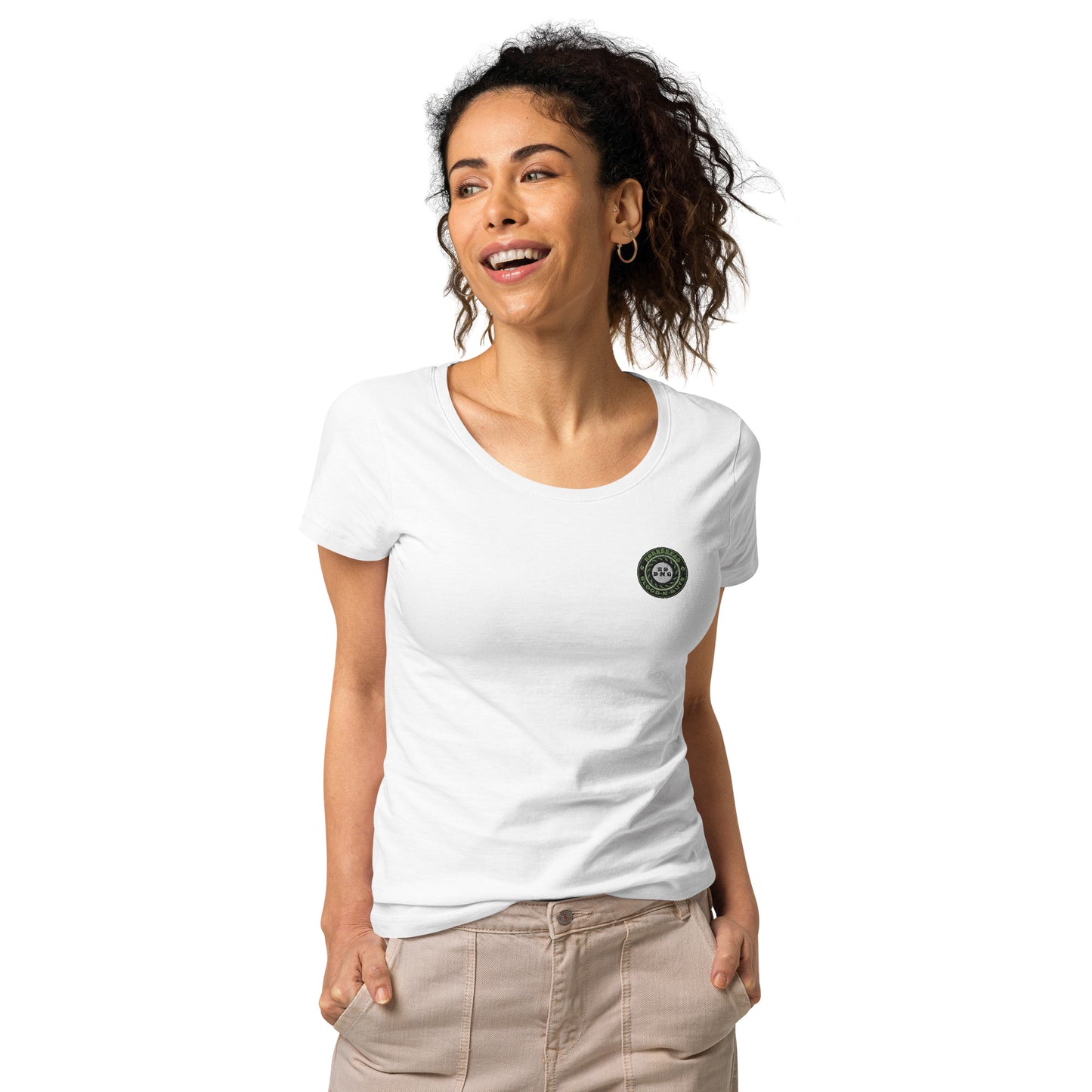 KBBNG Embroidered Badge Women’s Organic T-Shirt