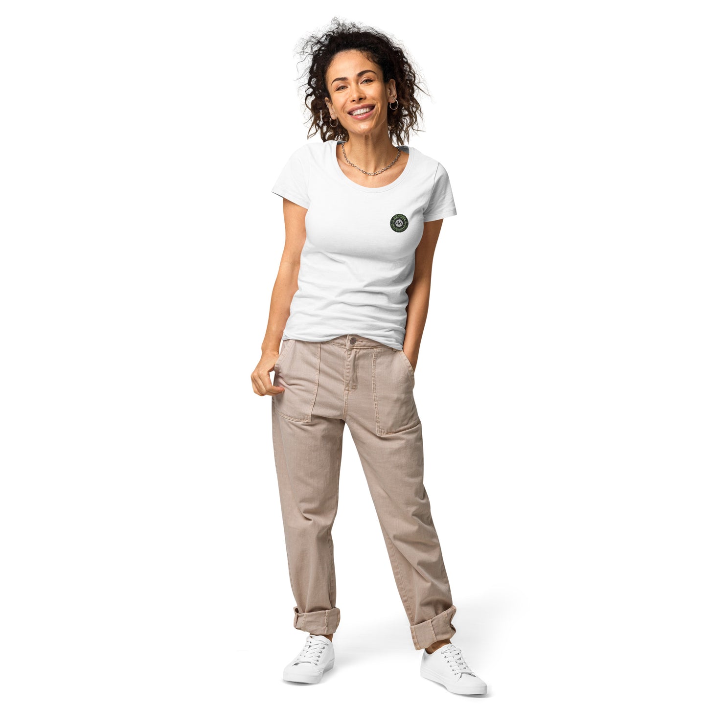 KBBNG Embroidered Badge Women’s Organic T-Shirt