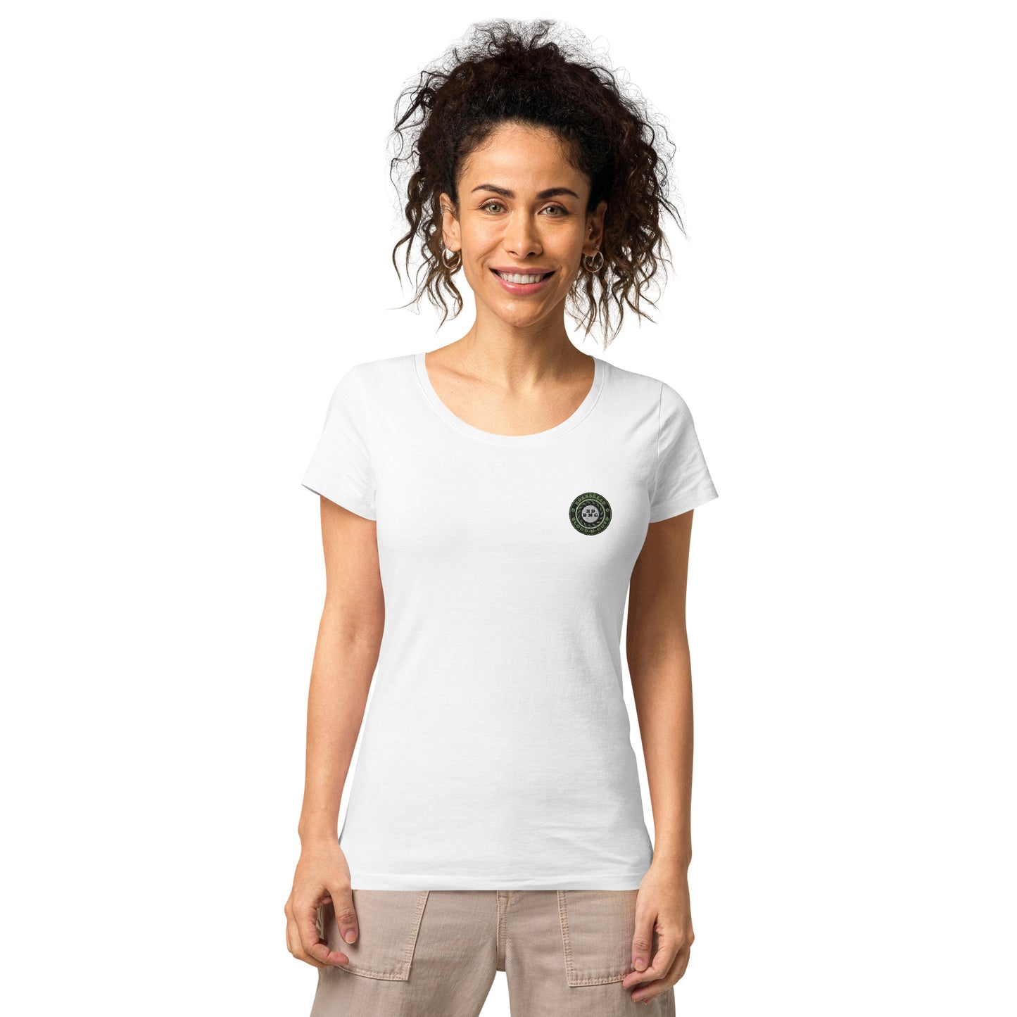 KBBNG Embroidered Badge Women’s Organic T-Shirt