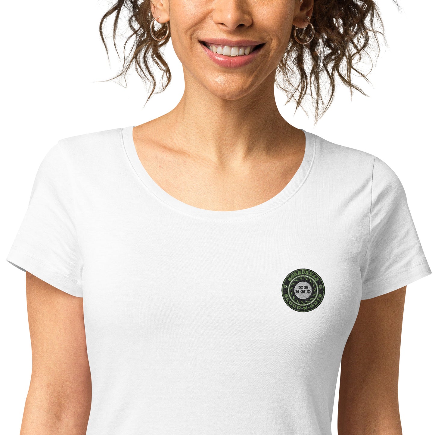 KBBNG Embroidered Badge Women’s Organic T-Shirt