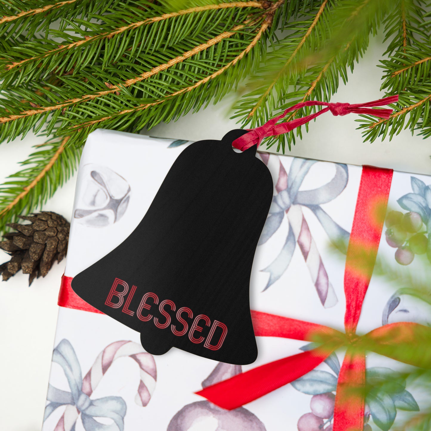 "Blessed" Wooden Ornaments