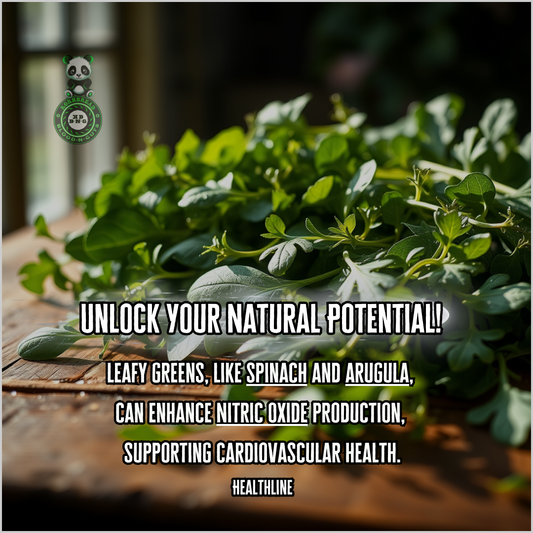 Leafy greens, like spinach and arugula, can enhance nitric oxide production, supporting cardiovascular health. Healthline