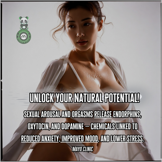 Sexual arousal and orgasms release endorphins, oxytocin, and dopamine: chemicals linked to reduced anxiety, improved mood, and lower stress. Mayo Clinic