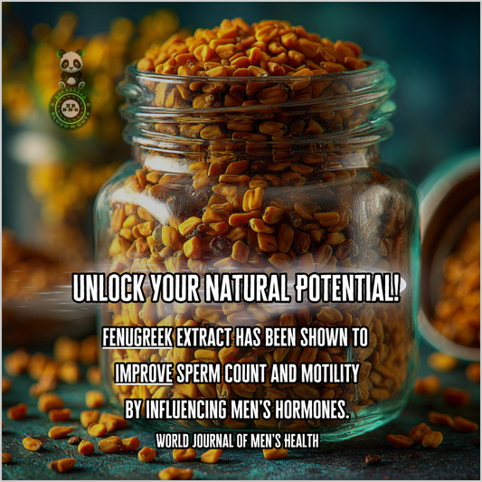 Fenugreek extract has been shown to improve sperm count and motility by influencing men's hormones. World Journal of Men's Health