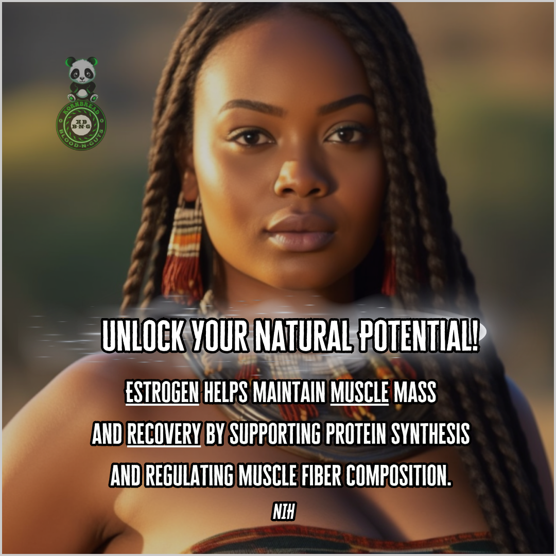 Estrogen helps maintain muscle mass and recovery by supporting protein synthesis and regulating muscle fiber composition. NIH
