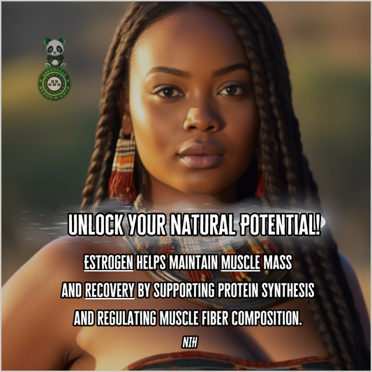 Estrogen helps maintain muscle mass and recovery by supporting protein synthesis and regulating muscle fiber composition. NIH