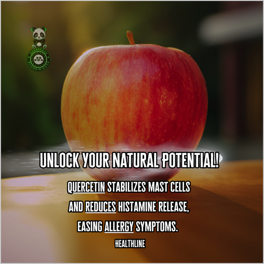 Quercetin stabilizes mast cells and reduces histamine release, easing allergy symptoms. Healthline