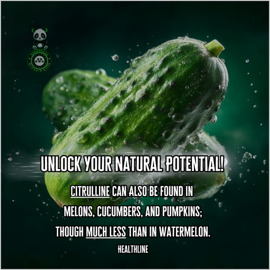 Citrulline can also be found in melons, cucumbers, and pumpkins; though much less than in watermelon. Healthline