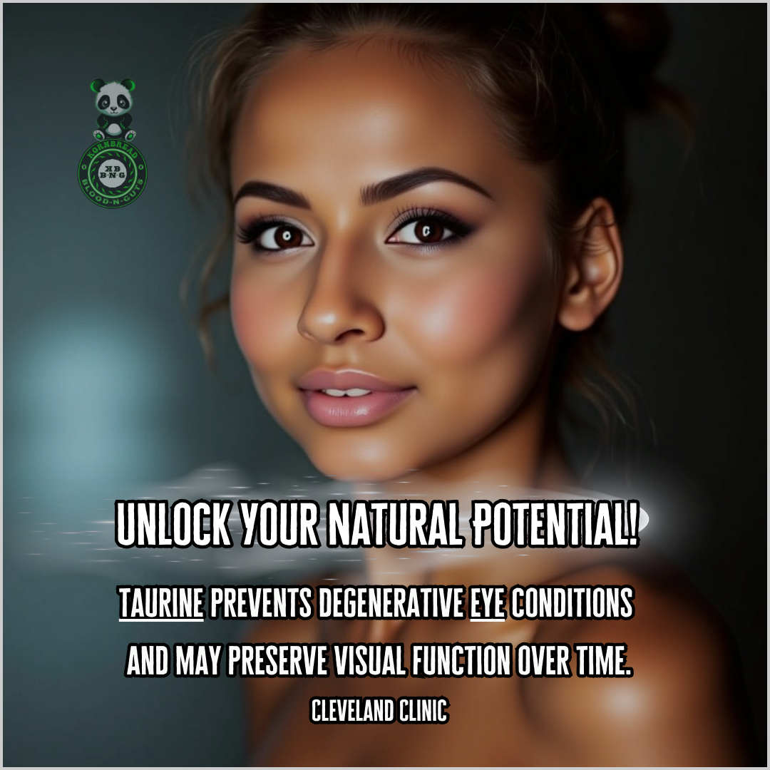 Taurine prevents degenerative eye conditions and may preserve visual function over time. Cleveland Clinic