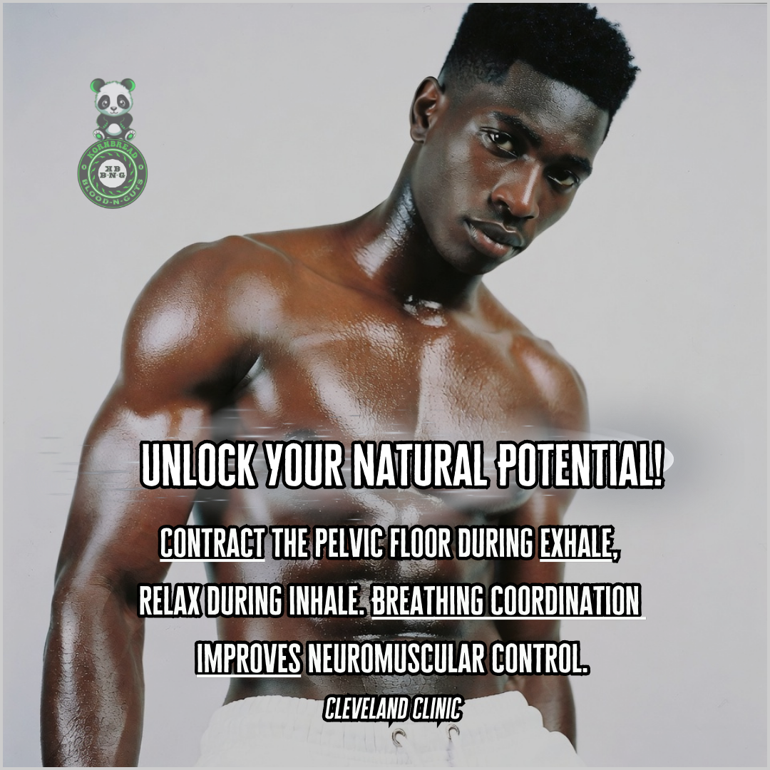 Contract the pelvic floor during exhale, relax during inhale. Breathing coordination improves neuromuscular control. Cleveland Clinic