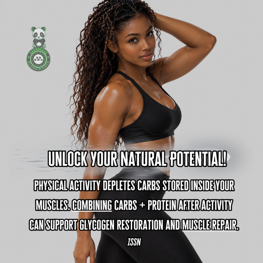Physical activity depletes carbs stored inside your muscles. Combining carbs + protein after activity can support glycogen restoration and muscle repair. ISSN