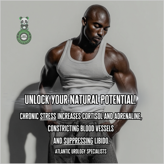 Chronic stress increases cortisol and adrenaline, constricting blood vessels and suppressing libido. Atlantic Urology Specialists